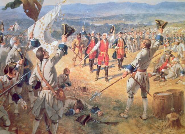 La victoire des troupes de Montcalms à Carillon Henry Alexander Ogden