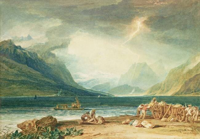 Lac de Thoune Joseph Mallord William Turner
