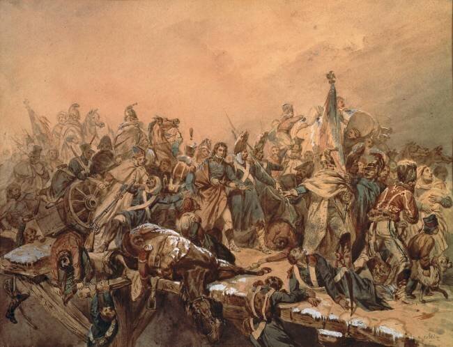 Larrey à la Bérézina Alexandre Soldé