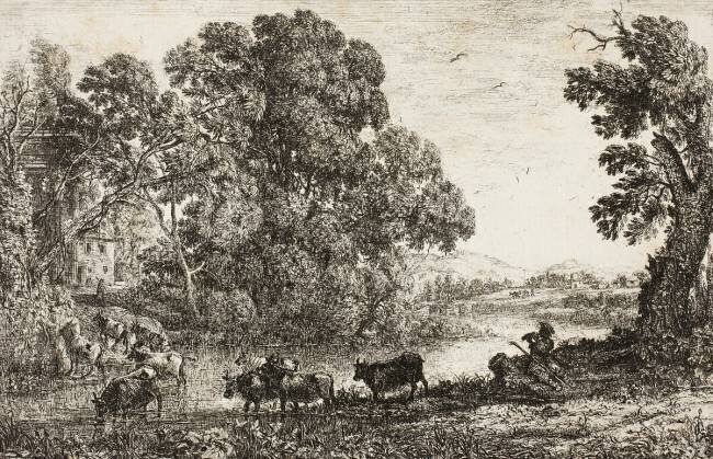 Le bouvier Claude Gellée