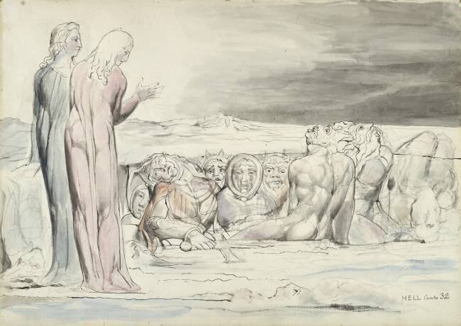 Le Cercle des traîtres : Les frères Alberti William Blake