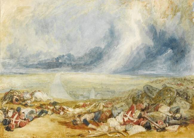 Le champ de Waterloo Joseph Mallord William Turner