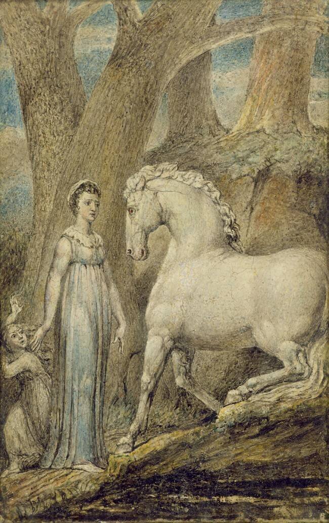 Le cheval William Blake