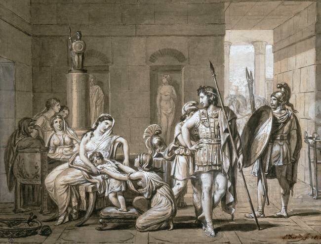 Le Départ d'Hector Jacques-Louis David