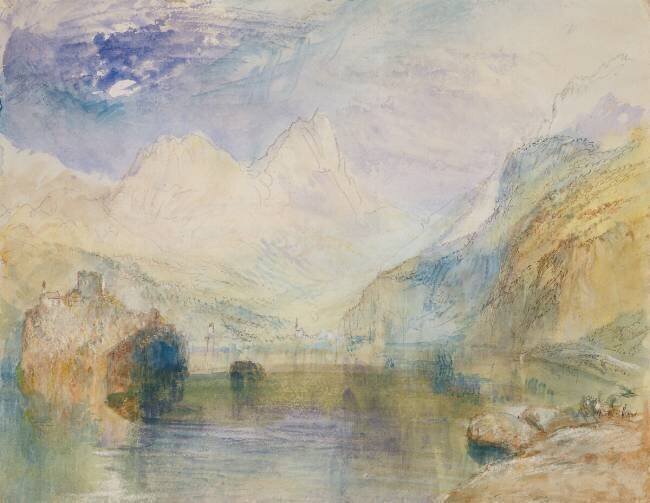 Le Lauerzersee avec Schwyz et le Mythen Joseph Mallord William Turner