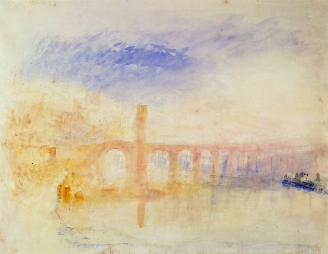Le pont de la Moselle Joseph Mallord William Turner