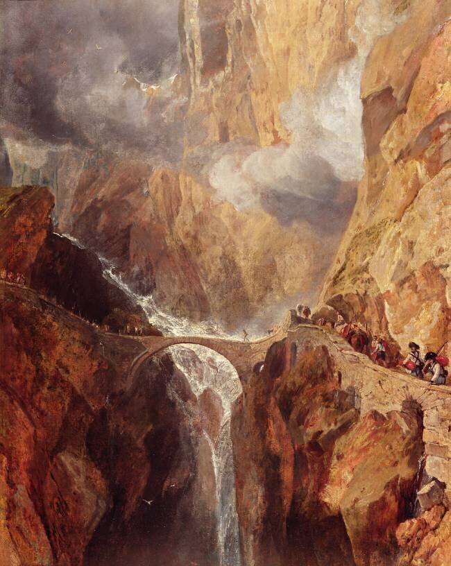 Le pont du diable Joseph Mallord William Turner