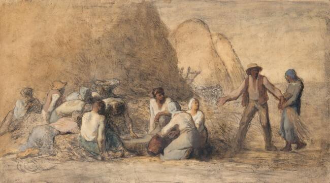 Le repas des moissonneurs ou Ruth et Booz Jean-François Millet