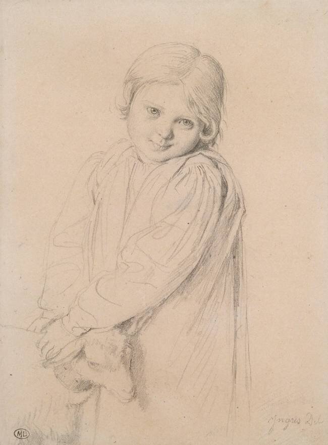 L'enfant au chevreau, portrait de Mademoiselle Taurel Jean-Auguste-Dominique Ingres