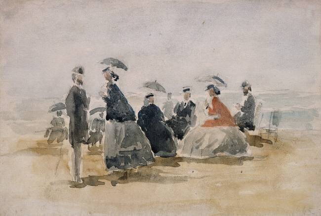 Les Crinolines Eugène Boudin