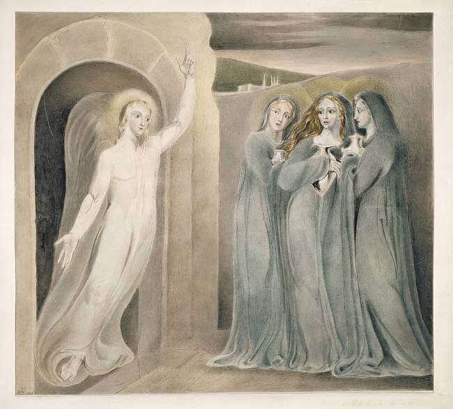 Les trois mariées au sépulcre William Blake