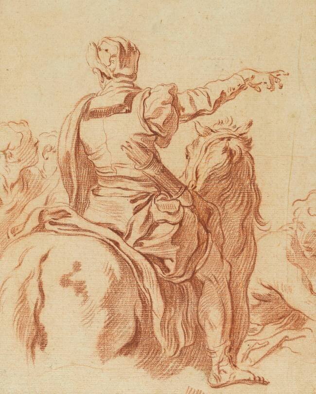 L'homme à cheval François Boucher
