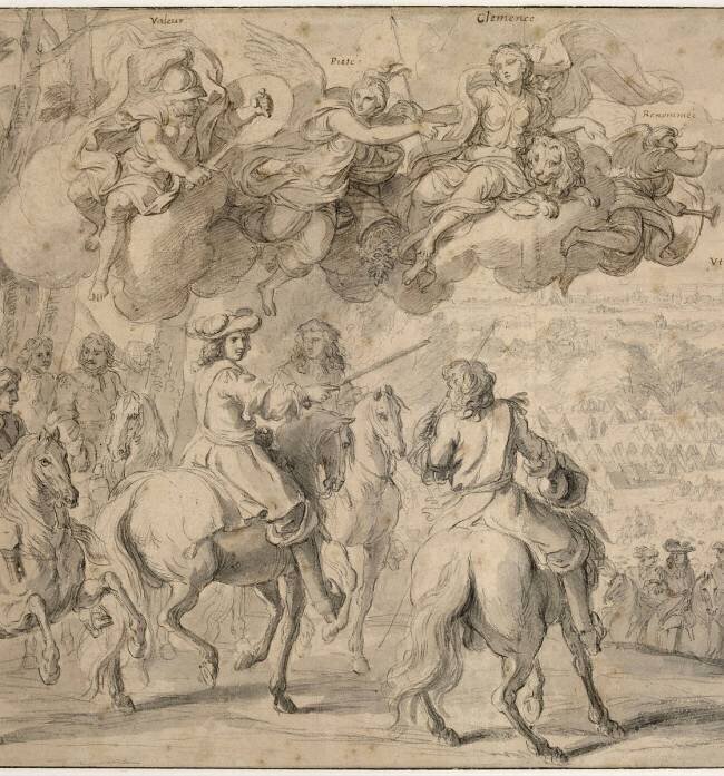 Louis XIV devant Utrecht Charles Le Brun