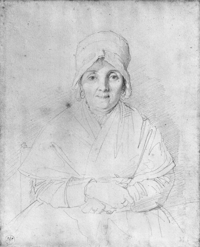 Madame Ingres Mere Jean-Auguste-Dominique Ingres