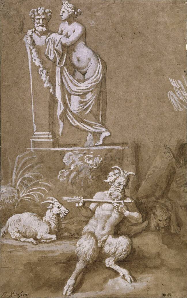 Pan et une nymphe anonyme