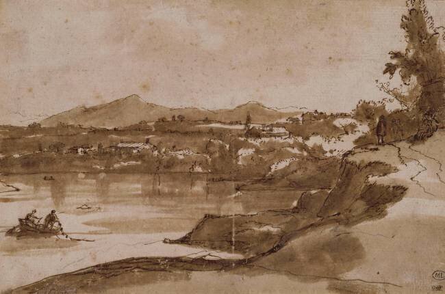 Paysage avec le Tibre Claude Gellée