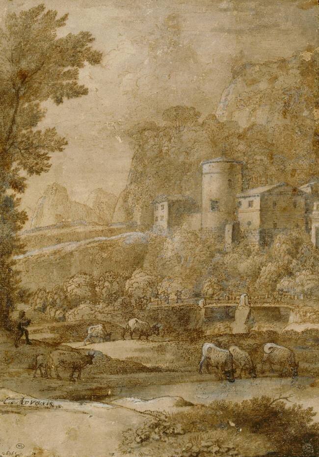 Paysage pastoral Claude Gellée