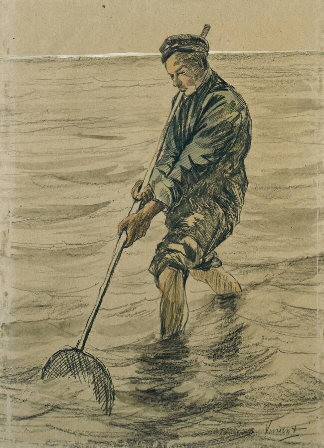 Pêcheur de coquillages Jozef Israëls