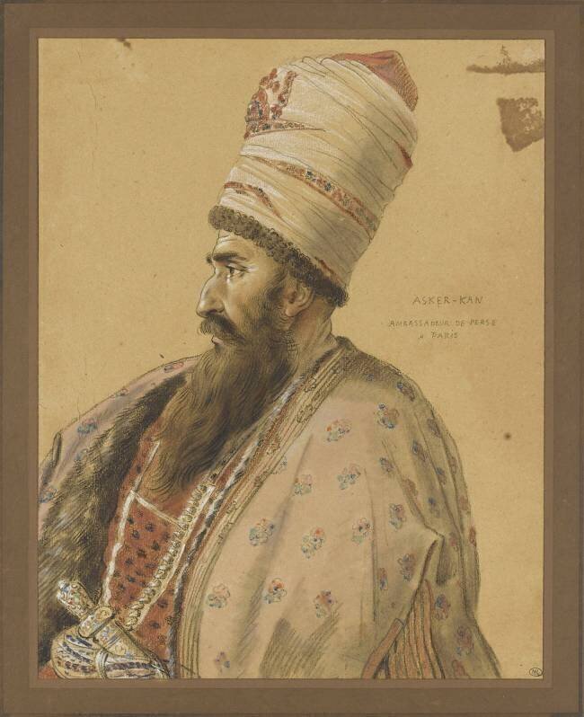 Portrait d'Asker Khan Anne-Louis Girodet