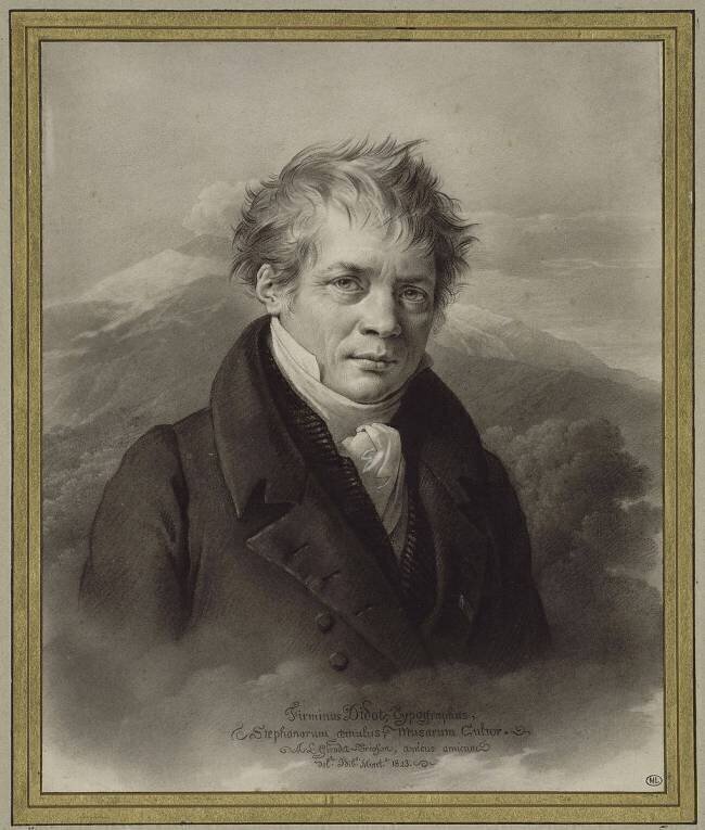Portrait de Firmin Didot (1764-1836), typographe, imprimeur Anne-Louis Girodet