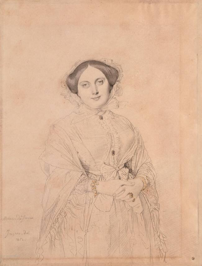 Portrait de madame Ingres, née Ramel Jean-Auguste-Dominique Ingres