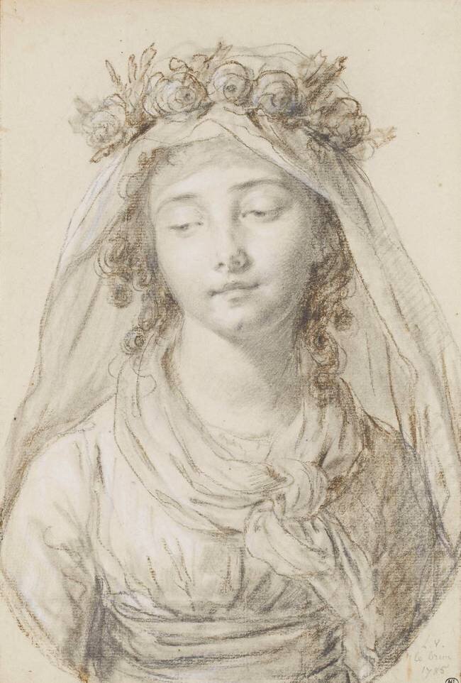 Portrait de mademoiselle Laure de Bonneuil Elisabeth Vigée Le Brun