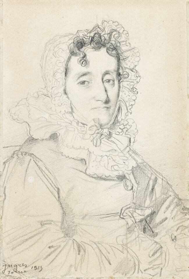 Portrait de Maréchale Kutusov Jean-Auguste-Dominique Ingres