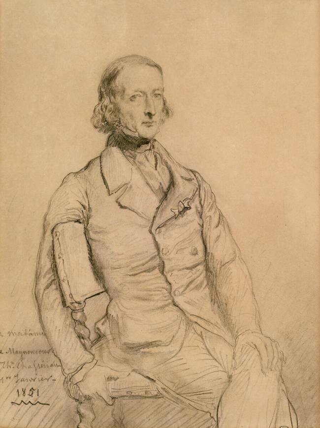 Portrait du marquis Destutt de Tracy Théodore Chasseriau