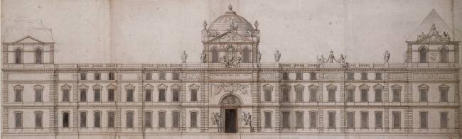 Projet pour la façade orientale du Louvre Charles Le Brun