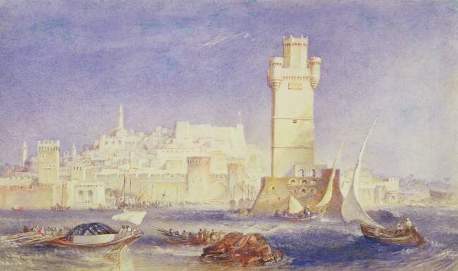 Rhodes Joseph Mallord William Turner