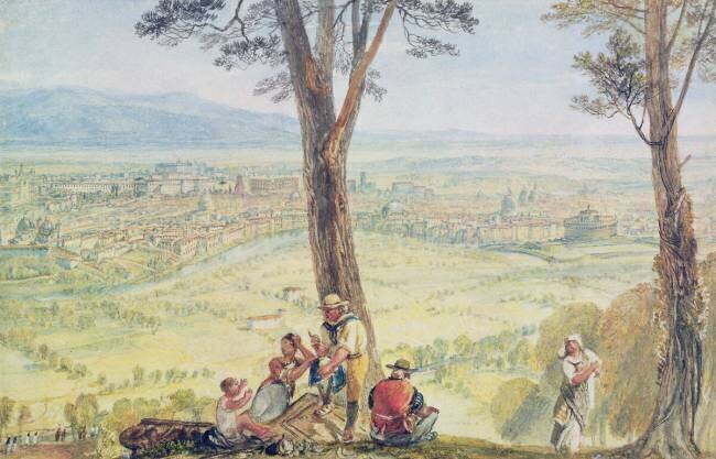 Rome depuis Monte Mario Joseph Mallord William Turner