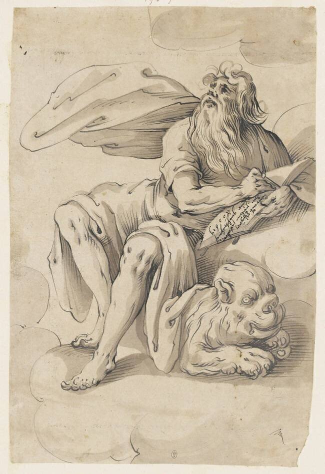 Saint Marc, assis sur un lion, écrivant Conradt Weyler