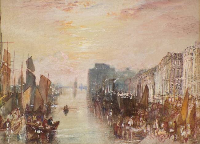 Scène fluviale Joseph Mallord William Turner