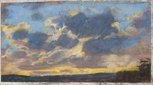 Soleil couchant Claude Monet