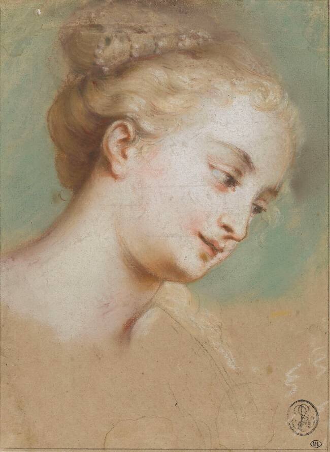 Tête de femme Nicolas Vleughels