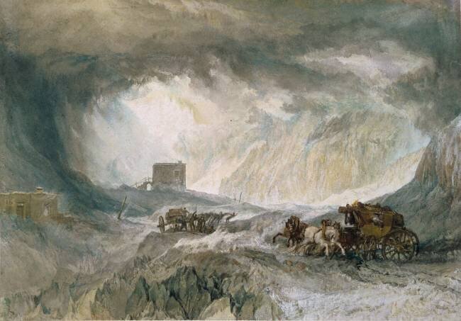 Tempête de neige Joseph Mallord William Turner
