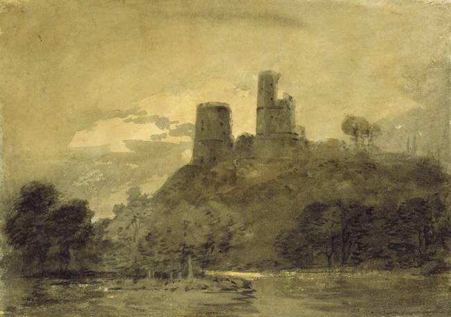 Un château près d'une rivière Joseph Mallord William Turner