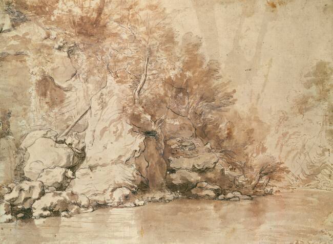 Une étude pour un paysage Claude Gellée