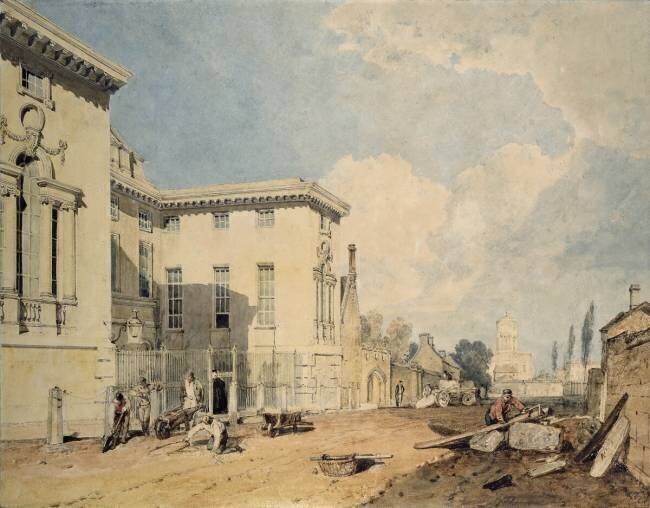 Une vue de Worcester College Joseph Mallord William Turner