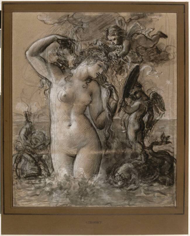 Vénus sortant de l'onde Anne-Louis Girodet