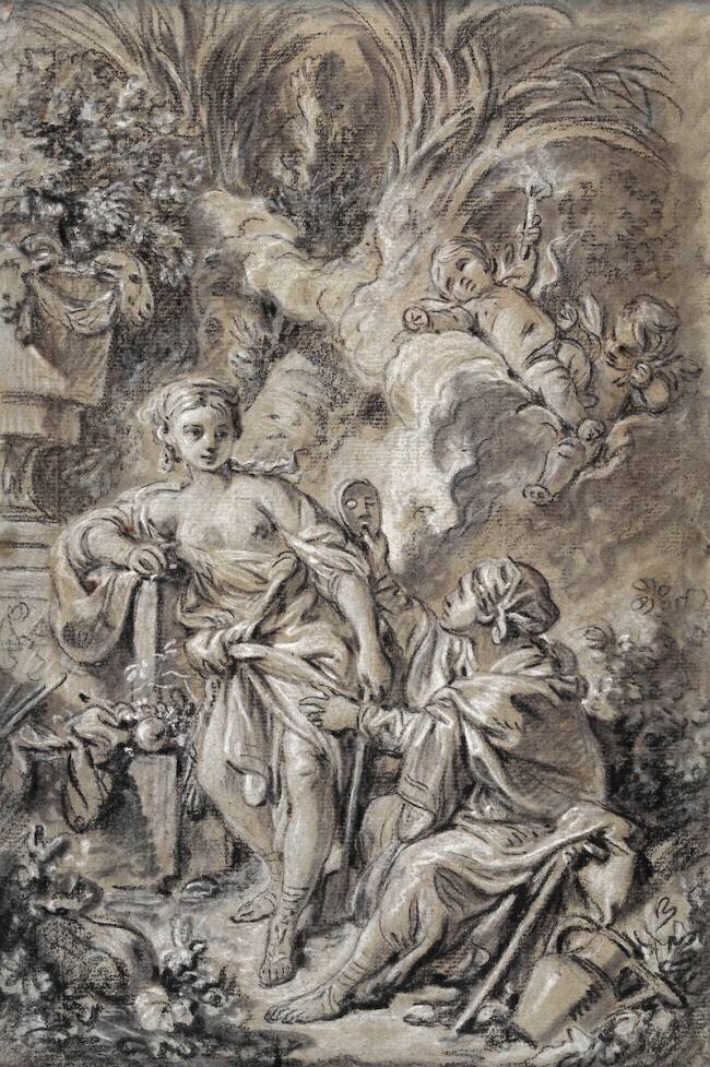 Vertumne et Pomone François Boucher