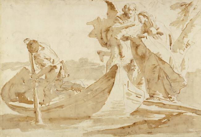 Vol en Égypte Giambattista Tiepolo