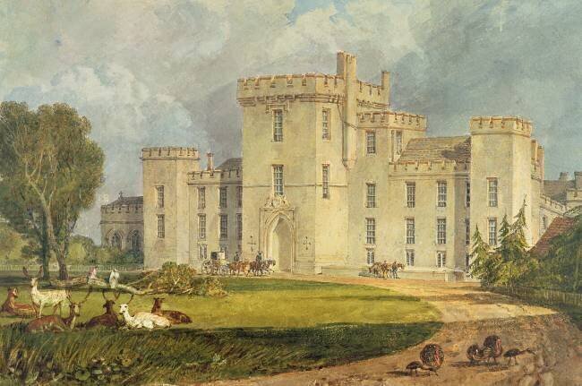 Vue de Hampton Court depuis le nord-ouest Joseph Mallord William Turner