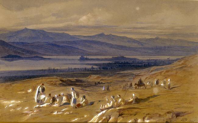 Vue de Joannina Edward Lear