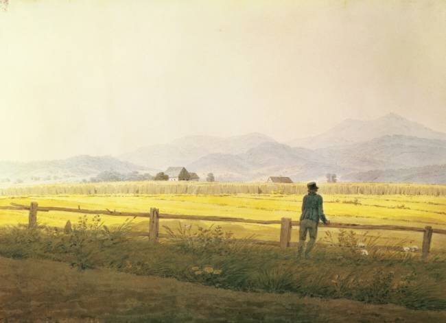 Vue de Schmiedebergerkamm Caspar David Friedrich