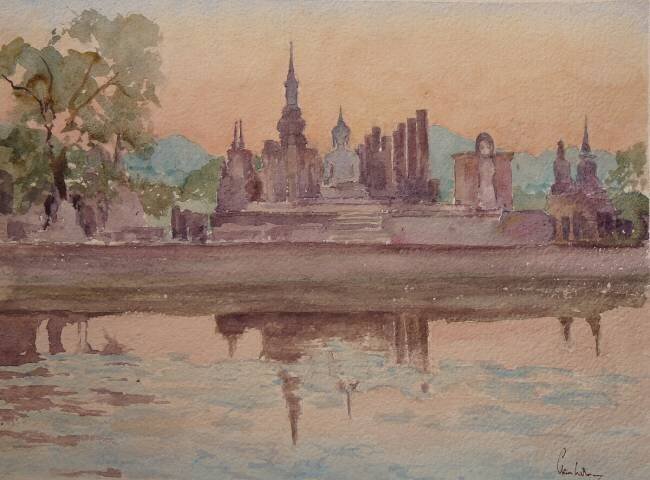 Coucher de soleil Wilson Clive