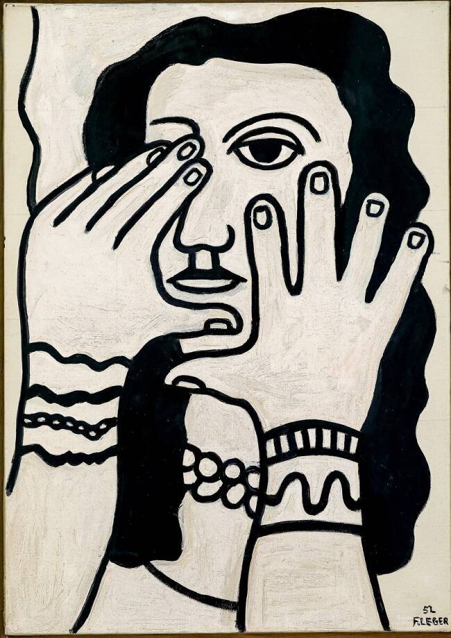 La femme aux cheveux noirs Fernand Léger