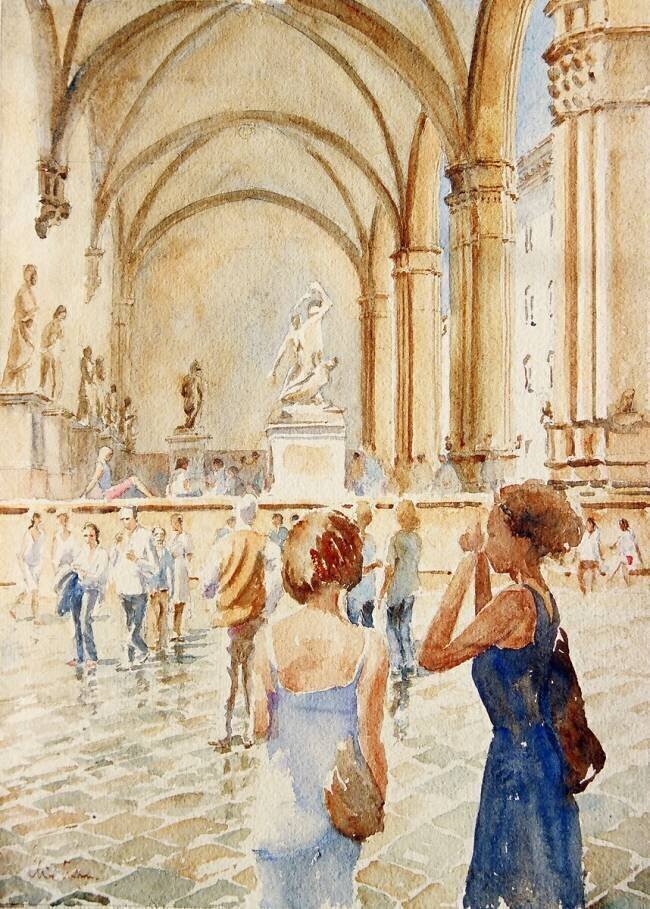 Loggia dei Lanzi Wilson Clive