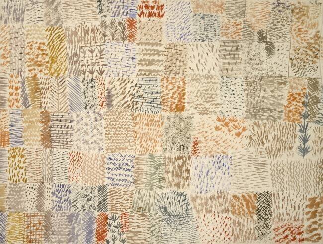 Rythmes d'une plantation Paul Klee