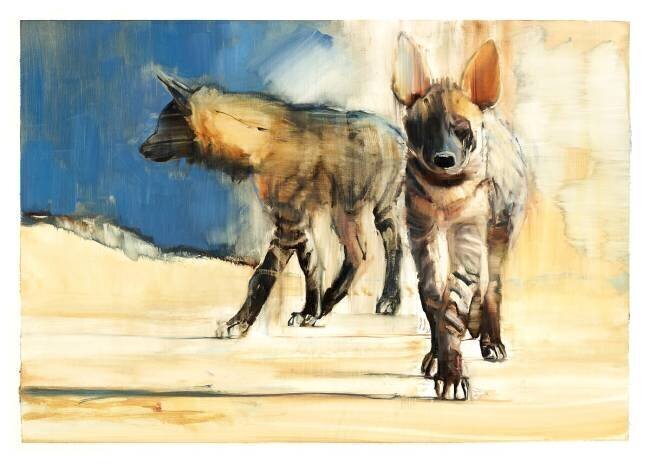 Striped Hyaenas Mark Adlington